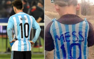 Cậu bé nghèo lấy túi rác làm áo Messi gây sốt
