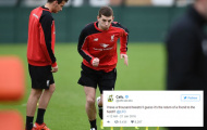 Cafu mừng vì truyền nhân đã trở lại thi đấu cho Liverpool