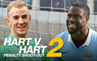 Video: Thủ thành Joe Hart bị diễn viên hài 'hạ' trên chấm penalty