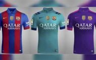 Áo mùa giải 2016/17 của Barcelona bị rò rỉ
