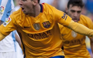 Chùm ảnh: Ghi tuyệt phẩm volley, Messi giải cứu Barca ở La Rosaleda