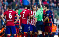 Đá Messi lăn cù trên sân, hậu vệ Filipe Luis nhận thẻ đỏ trực tiếp