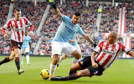 Video: Sunderland 0-1 Man City (Vòng 24 Ngoại hạng Anh)