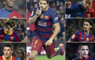 Luis Suarez phá lời nguyền số 9 ở Barca