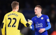 Vardy lập được siêu phẩm là nhờ sự giúp đỡ của Mignolet