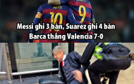 Ảnh chế: MC Trấn Thành là fan ruột của Ryan Giggs, HLV Wenger 'té lên té xuống' trước màn 'đá tập' của Barca