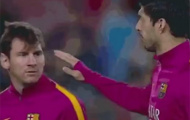 Video: Suarez 'vuốt ve' Messi cực kỳ đáng yêu