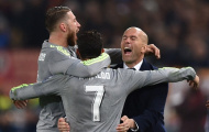 Real đặt một chân vào tứ kết, Zidane cười tít mắt