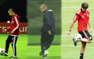 Video: Pep, Mourinho, Wenger...và những pha xử lý cực ảo trên sân tập