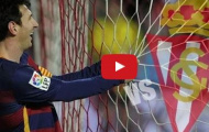 Video: Lionel Messi chơi quá hay trong trận Sporting Gijon