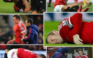 Đội hình khủng của Man United đang nằm dưỡng thương: Wayne Rooney làm đầu tàu