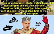 Ảnh chế: LORD Bendtner ban phước cho hãng xe ô tô; Messi sợ 'khiếp vía' khi đối mặt với Cech