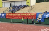 BTC buộc CĐV Jiangsu Suning gỡ bỏ băng-rôn nhạy cảm trên sân Bình Dương