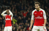 Arsenal không gia hạn cựu binh sau màn trình diễn thảm họa