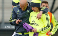 Zidane tình cảm 'truyền bí kíp' cho Modric trước derby sinh tử