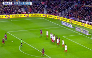 Video: Siêu phẩm sút phạt không thể tin nổi của Messi vs Sevilla