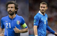 Tuyển Italia: Nếu Pirlo và De Rossi không được dự EURO 2016…
