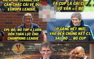 Ảnh chế: Pep 'đau nửa đầu' trước chiêu trò của Pellegrini; Sir Alex 'quê độ' vì thầy trò HLV Wenger