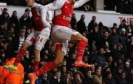 Chùm ảnh: Tội đồ Coquelin suýt khiến Arsenal trắng tay rời White Hart Lane