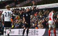 Arsenal: Chuyên gia 'ăn' thẻ đỏ trận cầu lớn