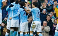 Chùm ảnh: Toure, Aguero nổ súng, Manchester City sắp vượt Arsenal