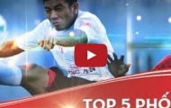 Video: Top 5 pha phối hợp ảo diệu tại V-League 2016