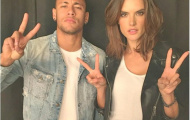 Hết nóng bỏng với Ronaldo, mỹ nhân lại gây sốt bên Neymar