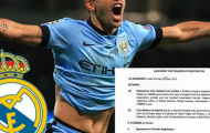 Football Leaks tiết lộ những điều khoản bí mật trong hợp đồng của Aguero