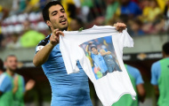 Giải mã thông điệp ăn mừng bàn thắng của Luis Suarez