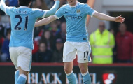 Vừa trở lại sau chấn thương, De Bruyne đã giúp Man City thắng tưng bừng