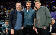 Beckham, Gerrard lịch lãm đi xem bóng rổ