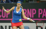 Kvitova rút lui, CH Séc gặp khó trước Thụy Sĩ