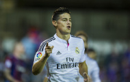 Video: Siêu phẩm sút phạt của James Rodriguez vs Eibar