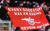 Cổ động viên Arsenal phát thông điệp kêu gọi HLV Wenger từ chức