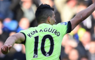 Courtois nhận thẻ đỏ, Aguero giúp Man City chiếm top 3 của Arsenal