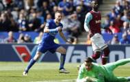 Hòa kịch tính West Ham, Leicester ở rất gần ngôi vô địch