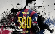 Những con số ấn tượng đằng sau kỳ tích 500 bàn thắng của Messi