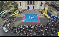 Video: Đồng diễn Võ thuật thu hút hàng trăm người dân hiếu kỳ