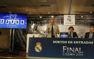Chung kết Champions League: 19.500 vé cho mỗi đội