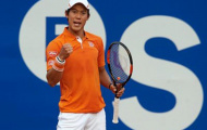Nishikori thổi bay người hạ Federer