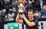 BXH quần vợt 16/5: Murray lấy số 2 thế giới của Federer
