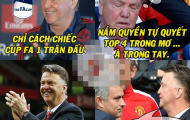 Ảnh chế: Mourinho 'đau lòng' vì lời xin lỗi của Van Gaal; M.U bất ngờ tìm ra cách lọt Top 4 NHA