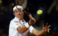 'Ông trời' tạm hoãn chiến thắng của Kei Nishikori