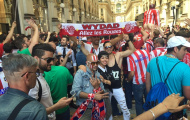 Video: Fan Atletico hừng hực khí thế trước Champions League