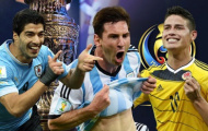 Top 10 cầu thủ đắt giá nhất Copa America 2016