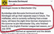 Vừa bán được Gundogan, Dortmund đã 'troll' ngay Man City