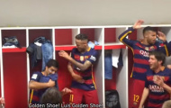 Sao Barca 'quẩy' tưng bừng mừng Suarez đoạt Pichichi