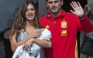 Casillas bỏ tập, vào bệnh viện đón con trai
