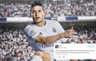 Game FIFA 17 bị chê lỗi thời vì James Rodriguez
