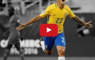 Video: Philippe Coutinho chơi rất hay trong trận Brazil vs Haiti